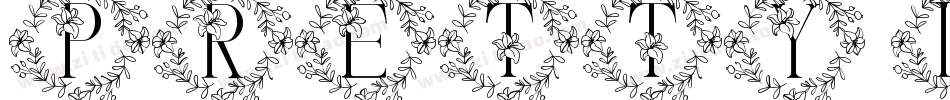 Pretty lily字体转换